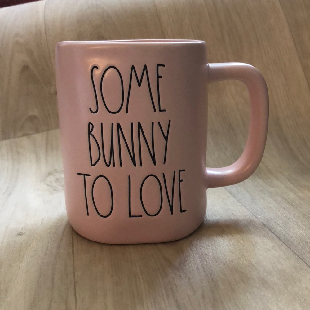 Rae Dunn Easter Mug Pink Some Bunny to Love Mug